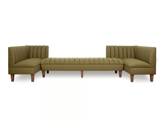 GAVINA SPECIAL - Upholstered modular fabric bench _ Crearte Collections